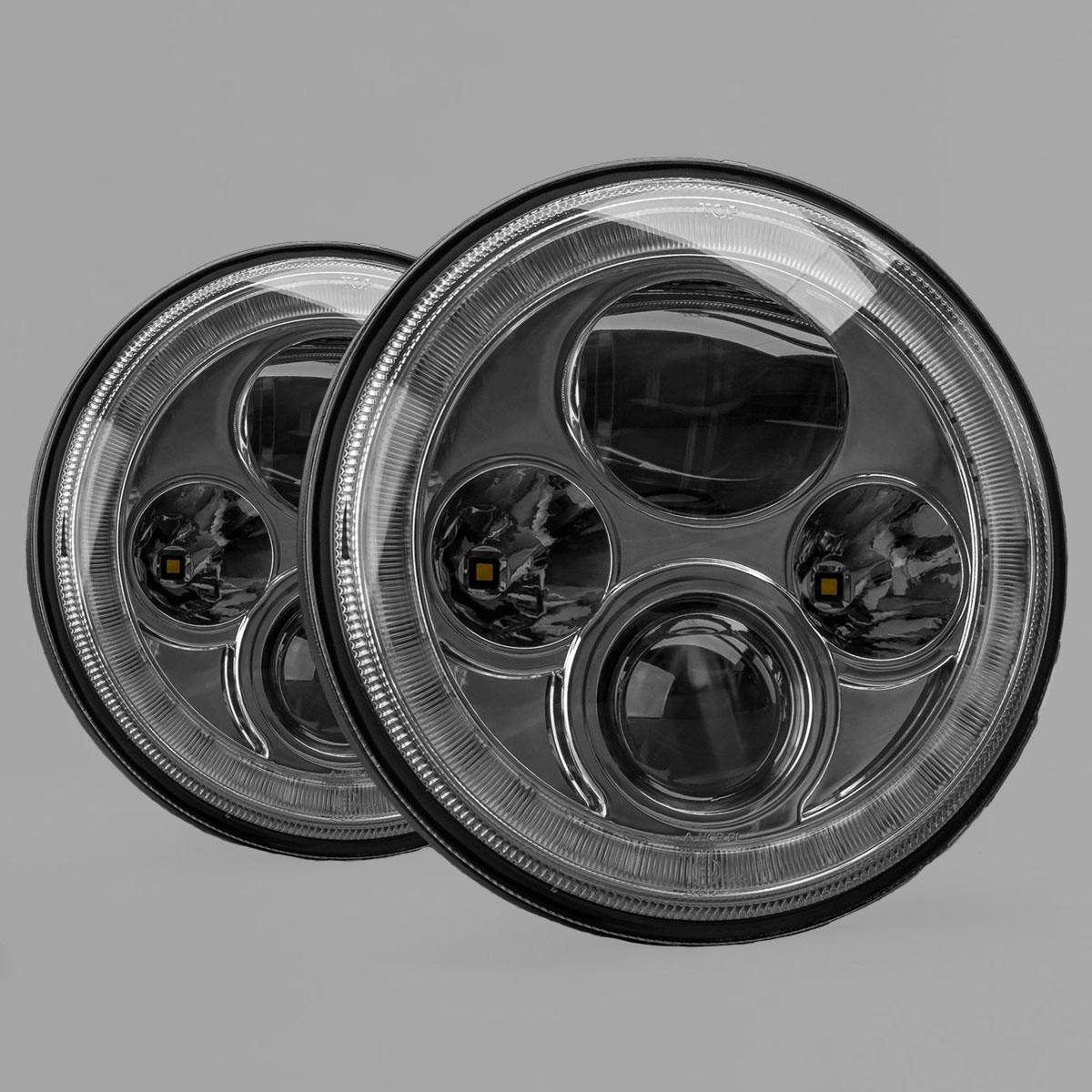 7 inch round headlights